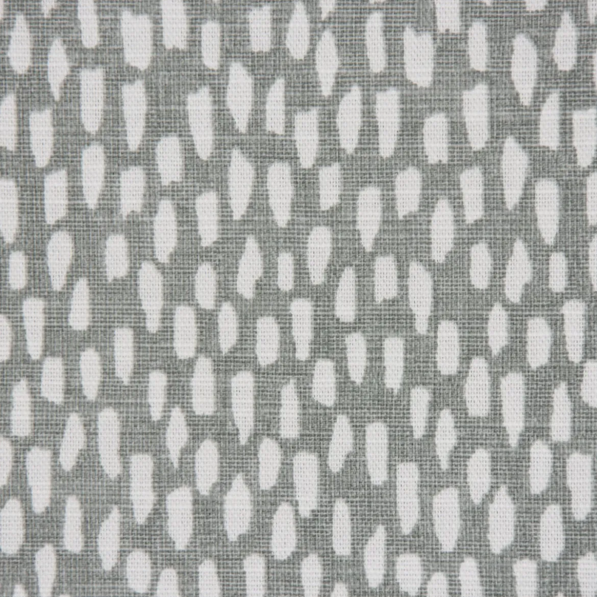 SCHÖNER LEBEN. Tischläufer grau mit Kleksen Tropfen 40x160cm