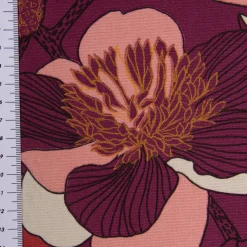 SCHÖNER LEBEN. Tischläufer große Blumen beere bunt 40x160cm