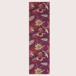 SCHÖNER LEBEN. Tischläufer große Blumen beere bunt 40x160cm