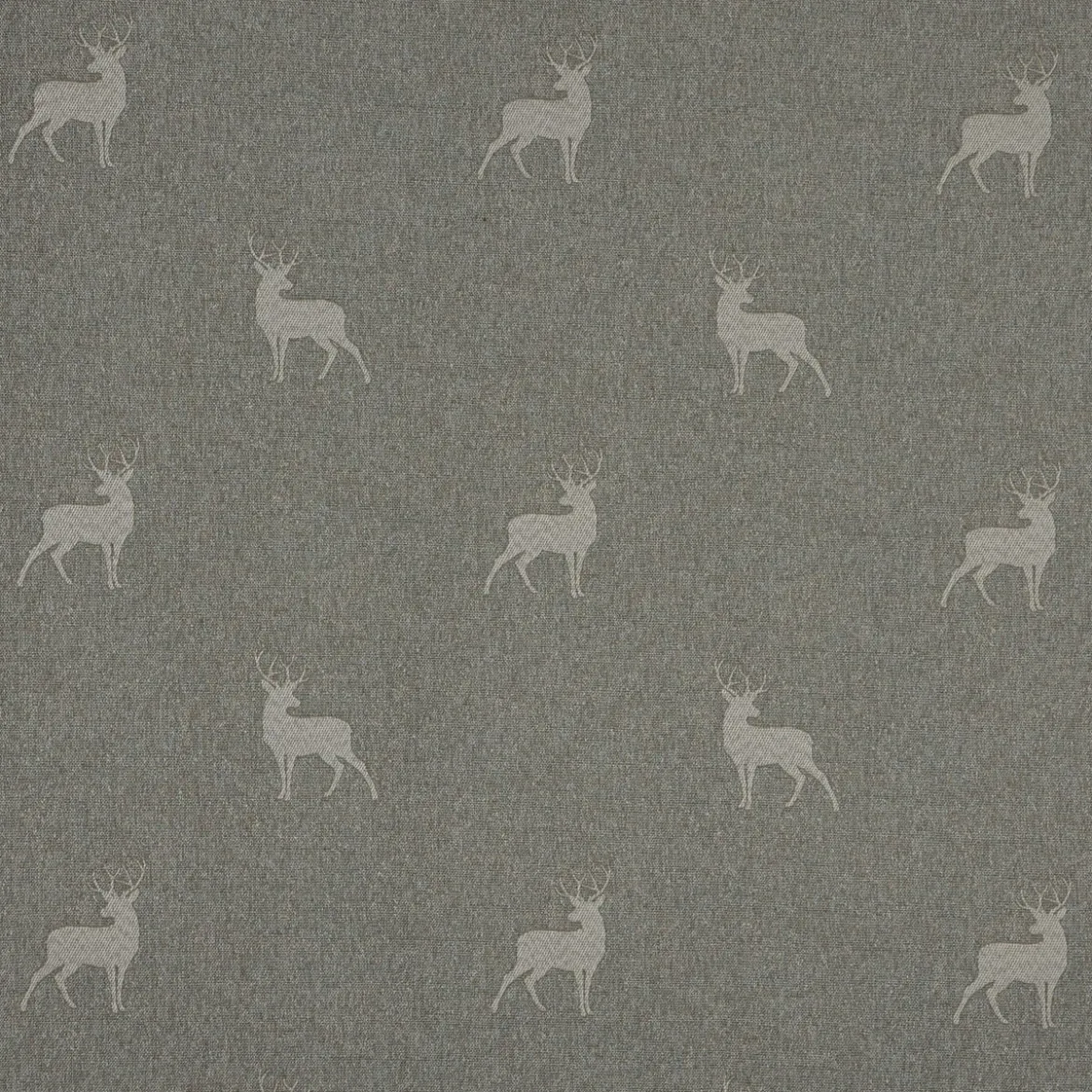 SCHÖNER LEBEN. Tischläufer helle Hirsche beige braun türkis 40x160cm