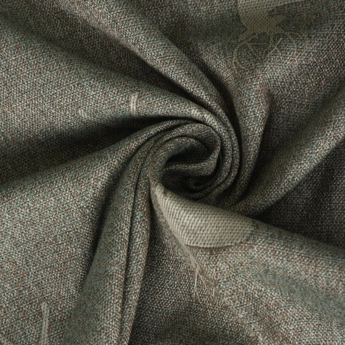 SCHÖNER LEBEN. Tischläufer helle Hirsche beige braun türkis 40x160cm