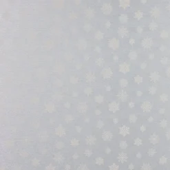 SCHÖNER LEBEN. Tischläufer Ice Star Schneeflocken Eiskristalle hellblau silberfarbig beige 40x160cm