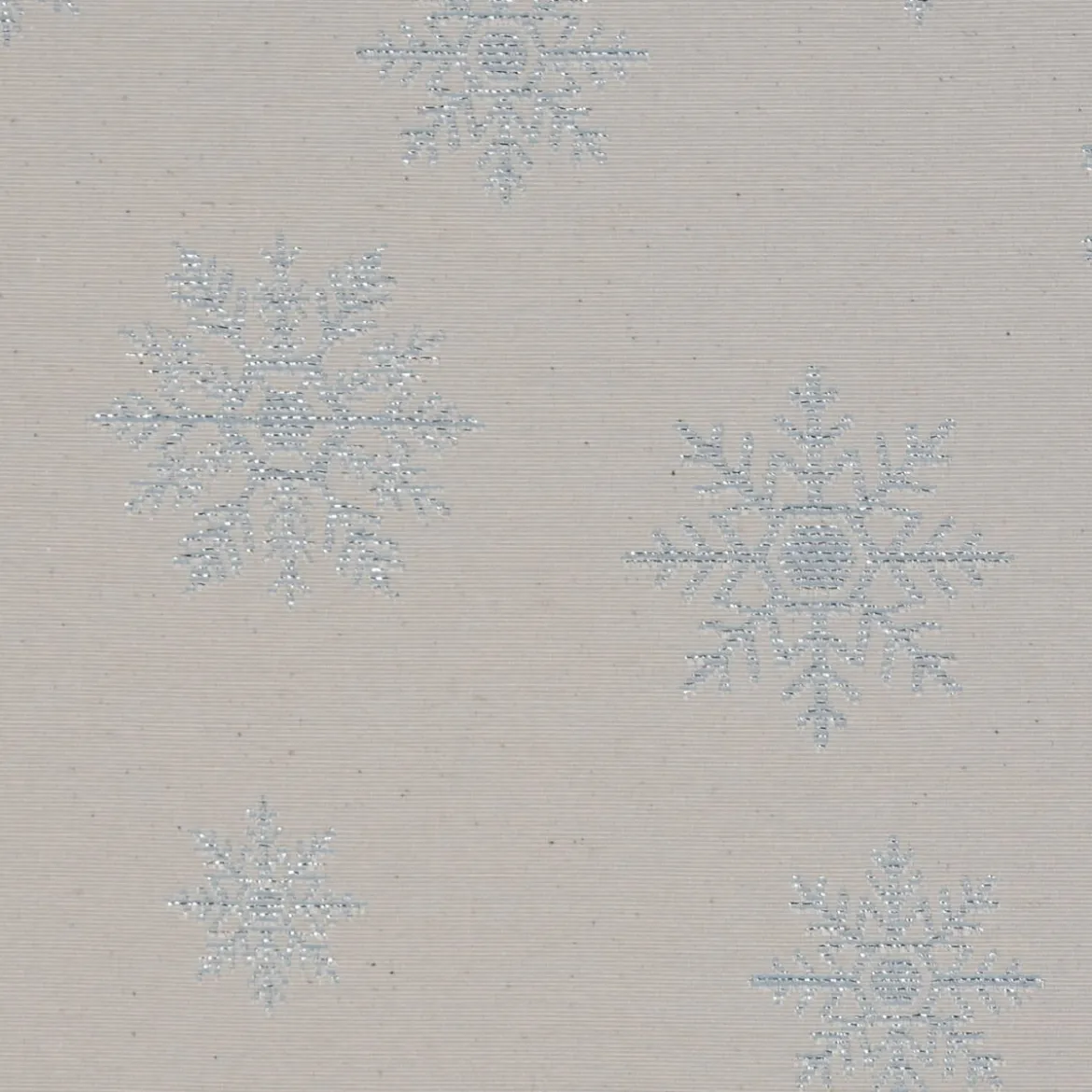 SCHÖNER LEBEN. Tischläufer Ice Star Schneeflocken Eiskristalle beige hellblau silberfarbig 40x160cm
