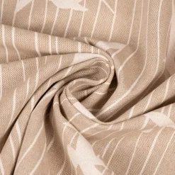 SCHÖNER LEBEN. Tischläufer Iconic Seagull Stripe Möwen Streifen natur weiß 40x160cm