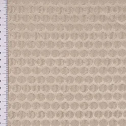 SCHÖNER LEBEN. Tischläufer Jacquard Punkte beige dunkelbeige 40x160cm
