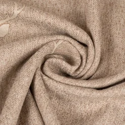 SCHÖNER LEBEN. Tischläufer Jacquard Hirschkopf mit Geweih beige hellbeige 40x160cm