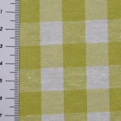 SCHÖNER LEBEN. Tischläufer Landhaus kariert lime weiß Karogröße ca.1,3x1,3cm 40x160cm