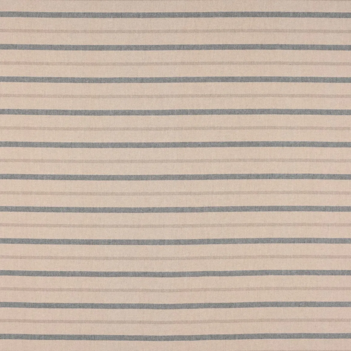 SCHÖNER LEBEN. Tischläufer Leinenlook Riviera Stripe Small Streifen natur blau 40x160cm