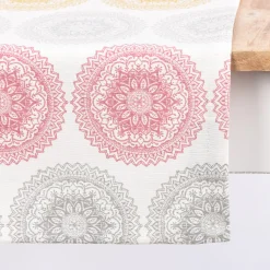 Schöner Leben Tischläufer Mandala Ornament Kreise beige bunt pastell 40x160cm