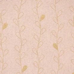 SCHÖNER LEBEN. Tischläufer Metallic Blätterranken rosa goldfarbig 40x160cm