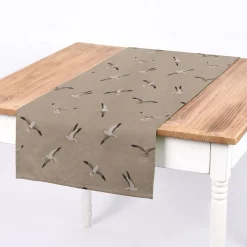 SCHÖNER LEBEN. Tischläufer Möwen natur 40x160cm
