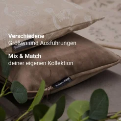 SCHÖNER LEBEN. Tischläufer Noten natur gold 40x160cm