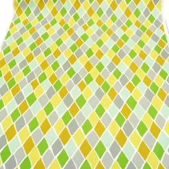 Schöner Leben Tischläufer Park West Lemonade Rauten grün gelb grau 40x160cm