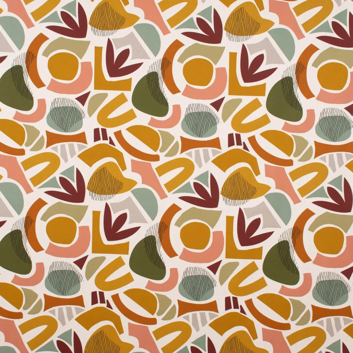 SCHÖNER LEBEN. Tischläufer Retro Art moderne Kunst bunt 40x160cm