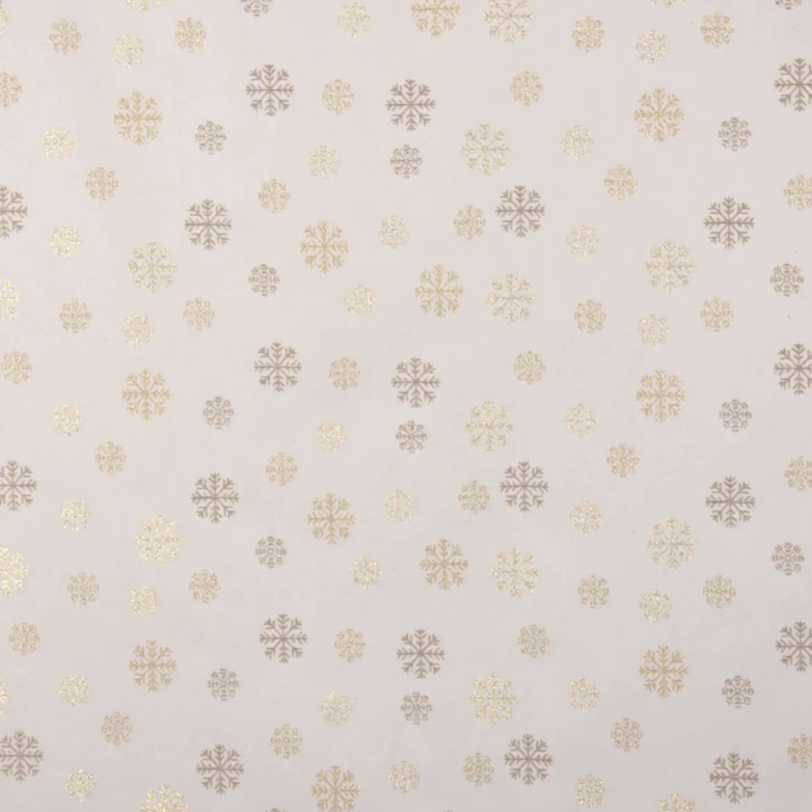 SCHÖNER LEBEN. Tischläufer Schneeflocken beidseitig beige gold 40x160cm