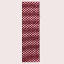 SCHÖNER LEBEN. Tischläufer Sterne beidseitig rot weiß 40x160cm
