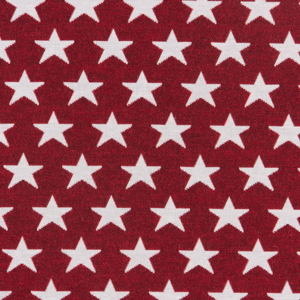 SCHÖNER LEBEN. Tischläufer Sterne beidseitig rot weiß 40x160cm