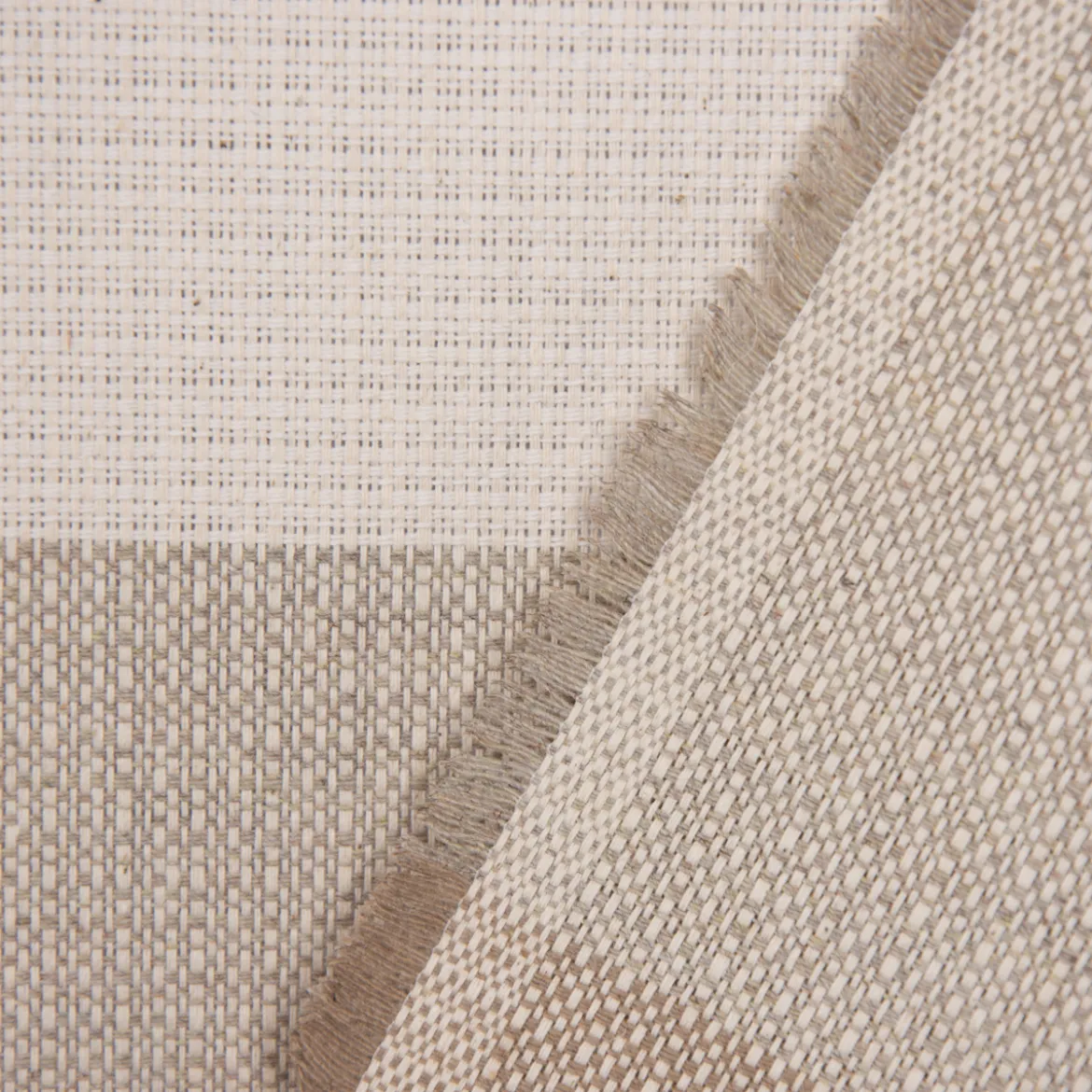 SCHÖNER LEBEN. Tischläufer Streifen 9,5cm creme beige braun grau 40x160cm