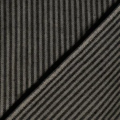 SCHÖNER LEBEN. Tischläufer Streifen 3mm beige schwarz 40x160cm