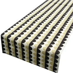Schöner Leben Tischläufer String Bean beige braun 40x160cm