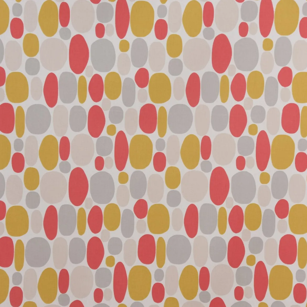 SCHÖNER LEBEN. Tischläufer STUDIO G Bubble Blasen Coral rosa pink senf grau 40x160cm
