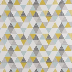 SCHÖNER LEBEN. Tischläufer STUDIO G Brio Dreiecke Mineral mint grün grau 40x160cm