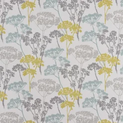 SCHÖNER LEBEN. Tischläufer STUDIO G Blumen Gräser Mineral blau grün grau 40x160cm