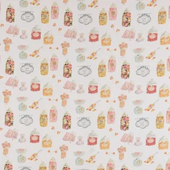 SCHÖNER LEBEN. Tischläufer STUDIO G Digitaldruck Süßigkeiten Bonbons Candyshop ecru multi 40x160cm