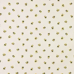 SCHÖNER LEBEN. Tischläufer STUDIO G Digitaldruck Bienen taupe gelb 40x160cm
