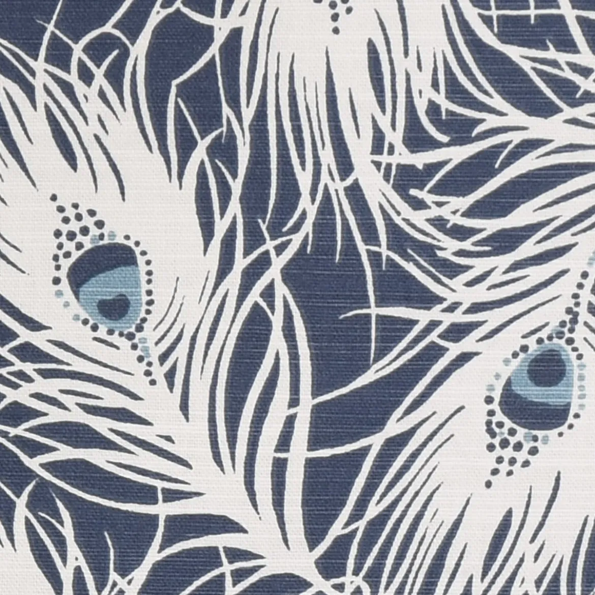 SCHÖNER LEBEN. Tischläufer STUDIO G Federn Pfau dunkelblau weiß blau 40x160cm
