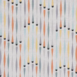 SCHÖNER LEBEN. Tischläufer STUDIO G geometrisch Stäbchen beige blau gelb orange grau 40x160cm
