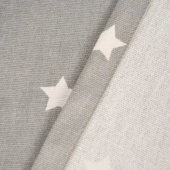 SCHÖNER LEBEN. Tischläufer Twinkle Sterne grau weiß 40x160cm