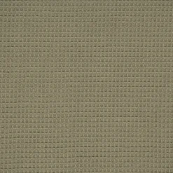 SCHÖNER LEBEN. Tischläufer Waffelrelief Kästchenstruktur uni khaki-grün 40x160cm