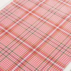 Schöner Leben Tischläufer Weihnachten Weihnachtsstern Bordüre rot beige 40x140cm