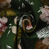 SCHÖNER LEBEN. Tischläufer ZOOP Blumen Zebra grün braun weiß schwarz 40x160cm