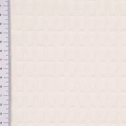 SCHÖNER LEBEN. Vorhang Baumwollstoff Reliefstruktur ecru 245cm oder Wunschlänge