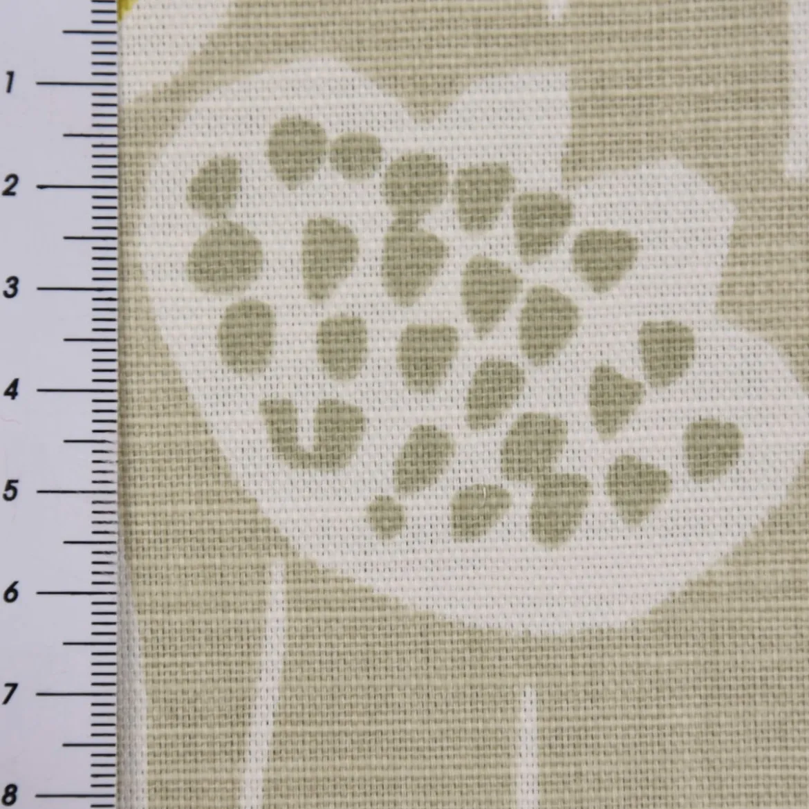 SCHÖNER LEBEN. Vorhang Clara Cactus Blumen grau grün 245cm oder Wunschlänge