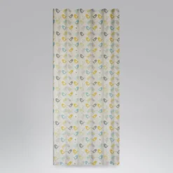 SCHÖNER LEBEN. Vorhang Fryett`s Birds Vögel beige grau mint senf 245cm oder Wunschlänge