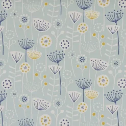 SCHÖNER LEBEN. Vorhang Fryett`s Halbpanama Blumen abstrakt mint 245cm oder Wunschlänge
