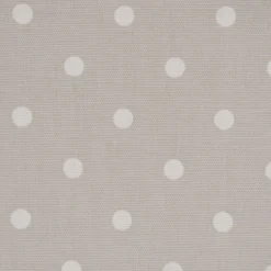 SCHÖNER LEBEN. Vorhang Full Stop Punkte stein grau weiß 245cm oder Wunschlänge