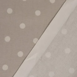 SCHÖNER LEBEN. Vorhang Full Stop Punkte stein grau weiß 245cm oder Wunschlänge