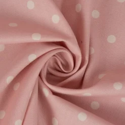 SCHÖNER LEBEN. Vorhang Full Stop Punkte candy rosa weiß 245cm oder Wunschlänge