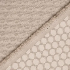 SCHÖNER LEBEN. Vorhang Jacquard Punkte beige dunkelbeige 245cm oder Wunschlänge