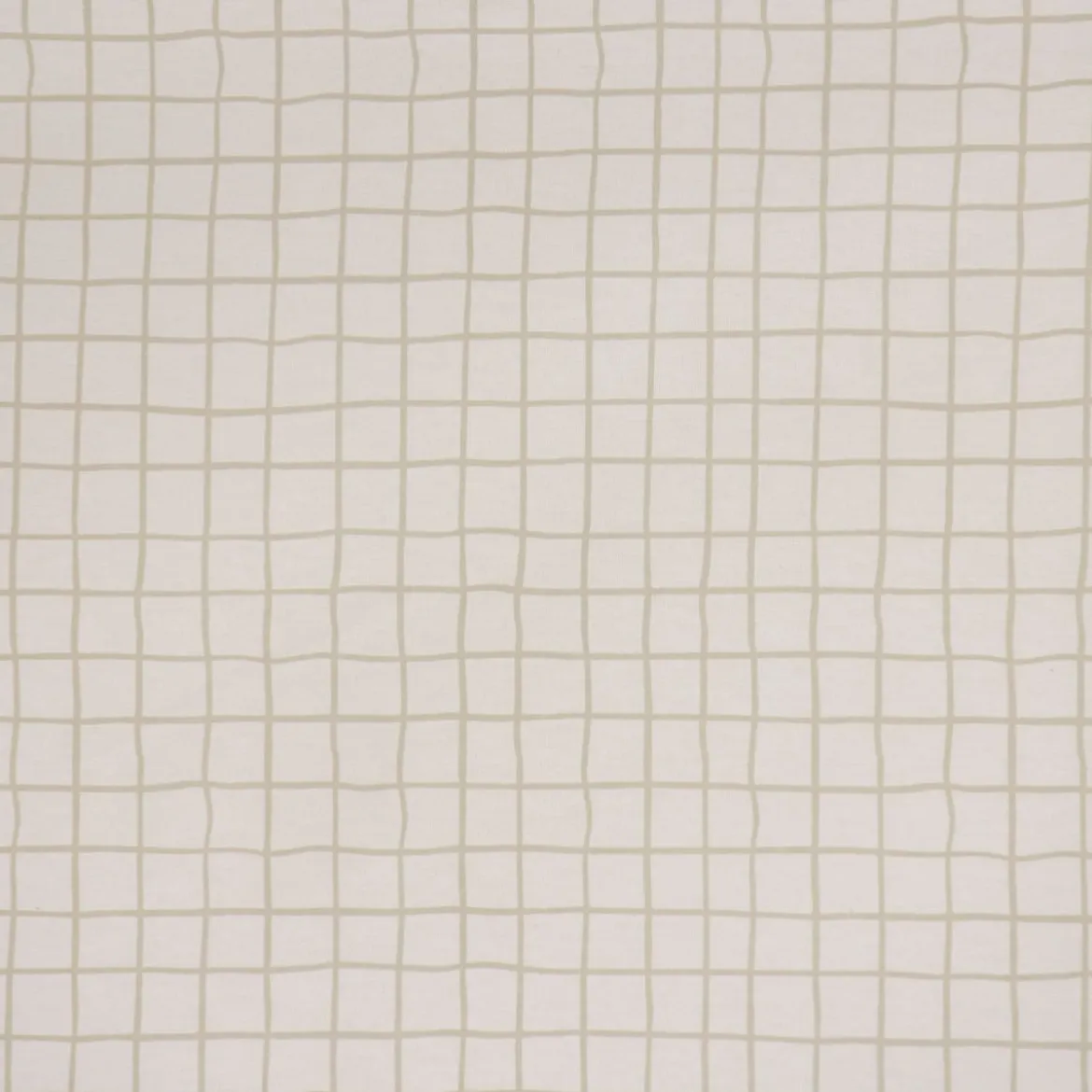 SCHÖNER LEBEN. Vorhang Karo Gitter wollweiß beige 245cm oder Wunschlänge
