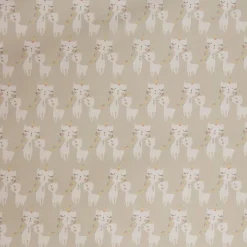 SCHÖNER LEBEN. Vorhang Katzen Caticorn beige pastell 245cm oder Wunschlänge
