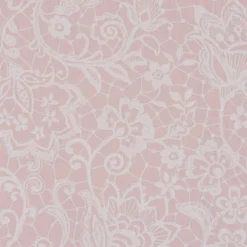 SCHÖNER LEBEN. Vorhang Lace florale Spitze rosa 245cm oder Wunschlänge
