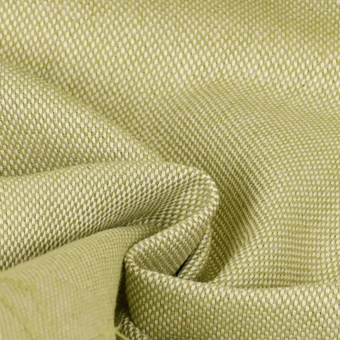 SCHÖNER LEBEN. Vorhang Leinenlook uni lindgrün 245cm oder Wunschlänge