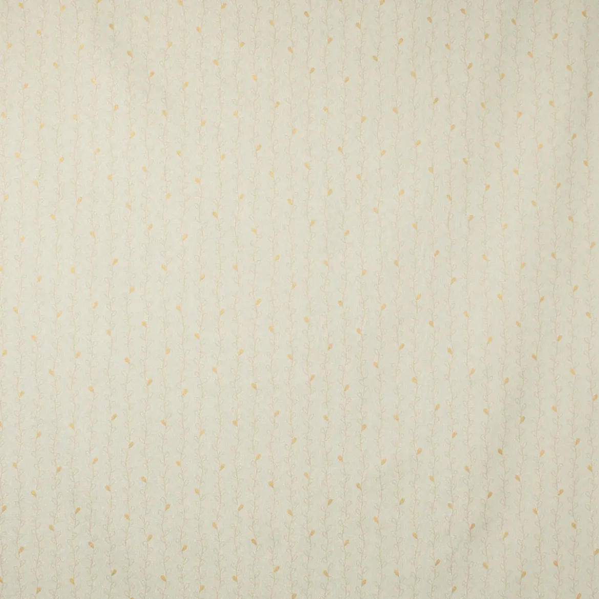 SCHÖNER LEBEN. Vorhang Metallic Blätterraken mint goldfarbig 245cm oder Wunschlänge