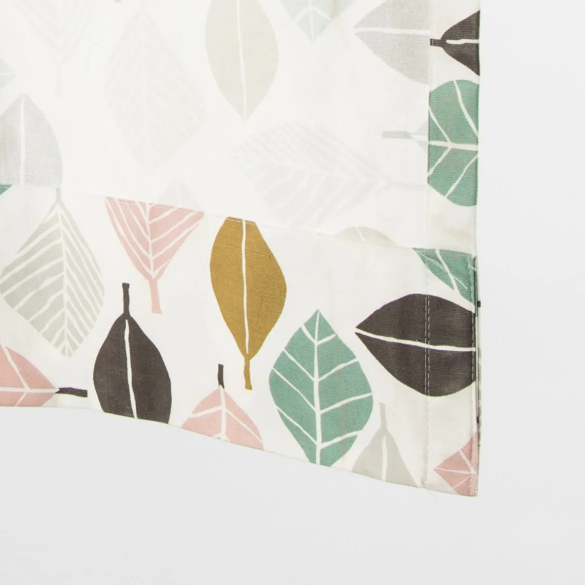 SCHÖNER LEBEN. Vorhang mit Smok-Schlaufenband Blätter 245cm oder Wunschlänge
