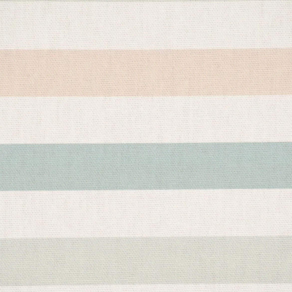 SCHÖNER LEBEN. Vorhang Pastell Streifen Querstreifen ecru mintgrün vanille 245cm oder Wunschlänge